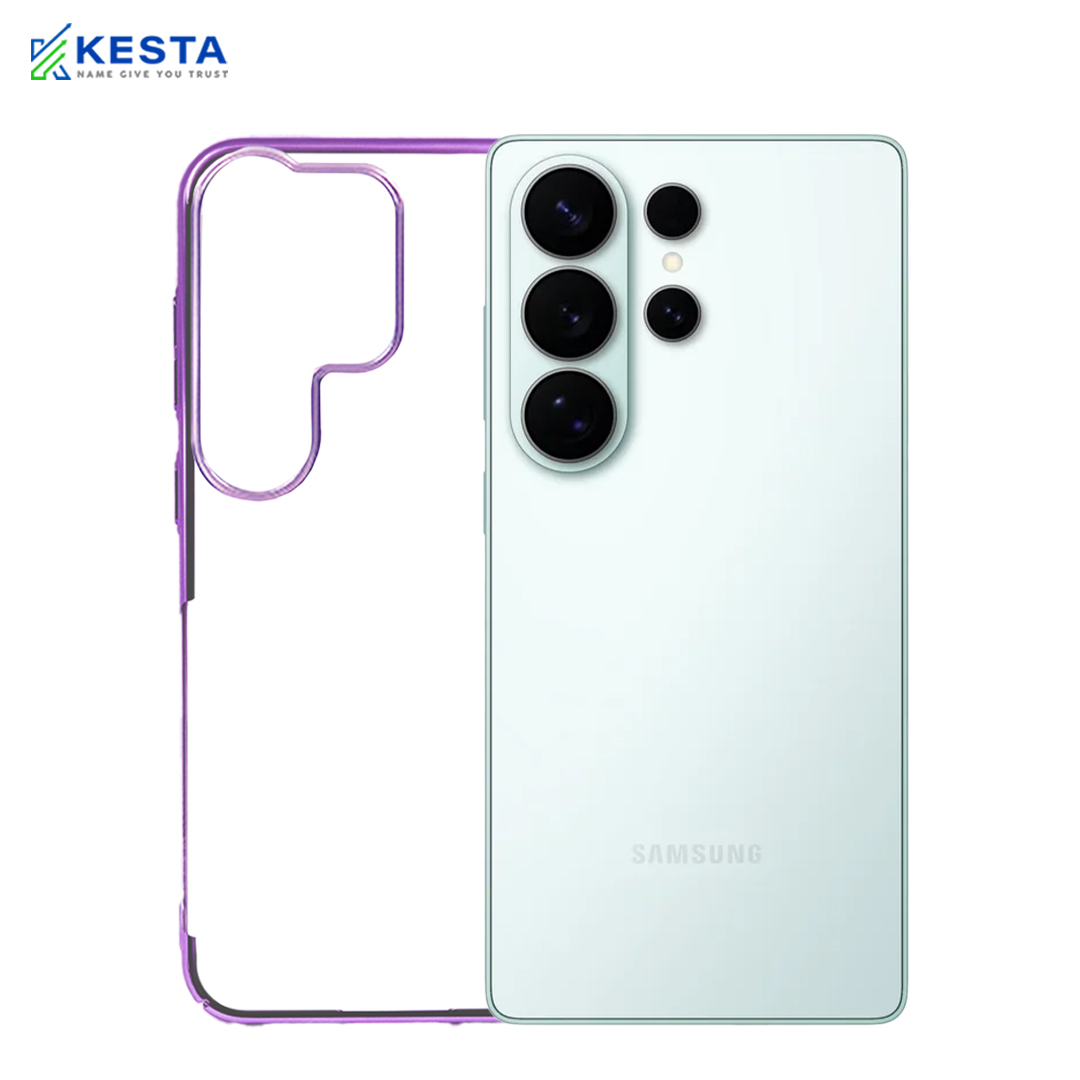 Samsung S26 Ultra Cover - Noble Purple Transparent Case (Anti Yellowing Protection)